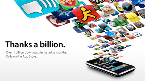 app store billion downloads