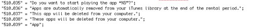 App store rentals