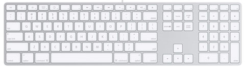 apple aluminium keyboard wired