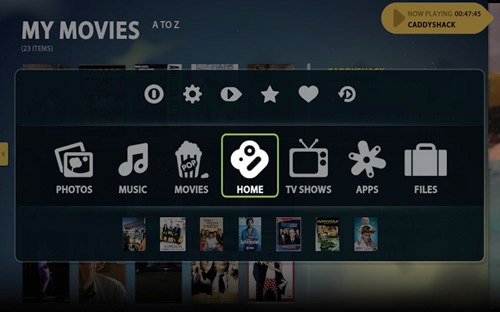 интерфейс boxee