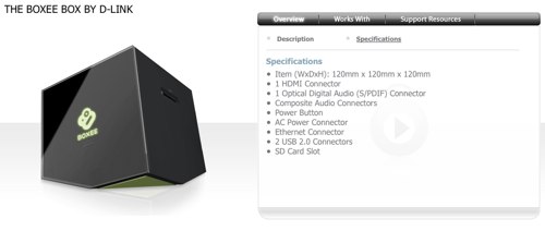d-link boxee box