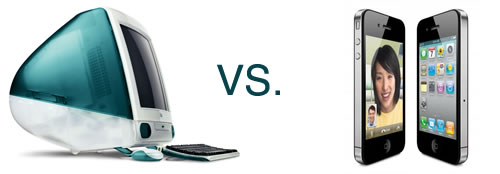 iMac 2000 vs. iPhone 4 2010