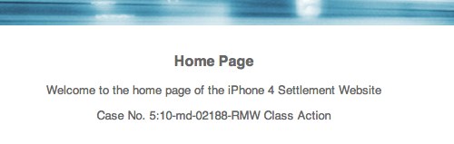 Iphone settlement site