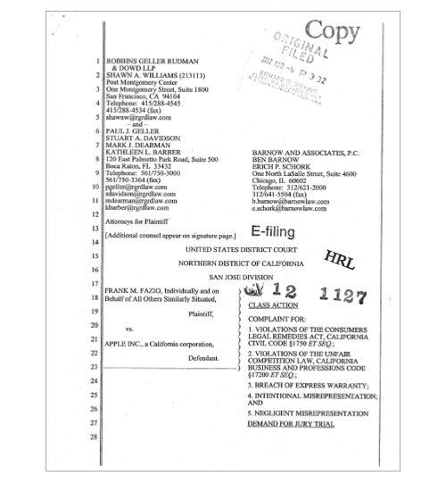 суд против Apple из-за Siri