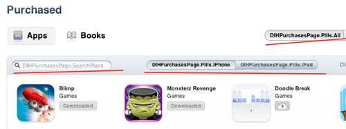 Itunes purchased bug