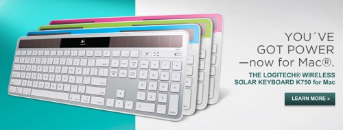 Logitech k750 solar powered