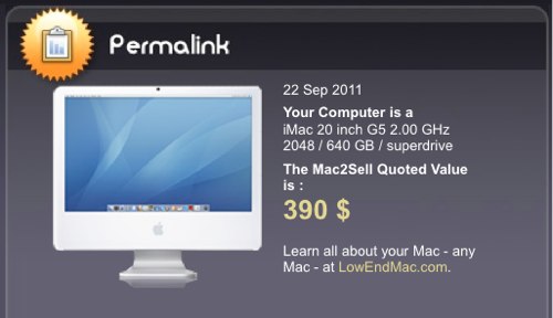Mac2sell iMac G5