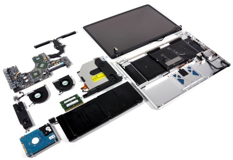 macbook pro unibody apart