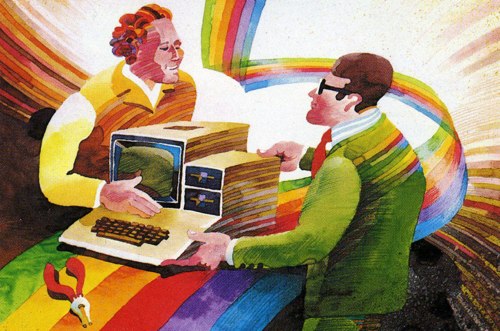 Сервис Apple, винтажный компьютер