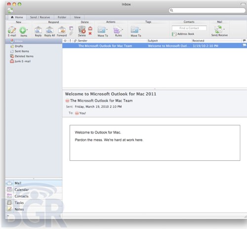 outlook вместо entourage