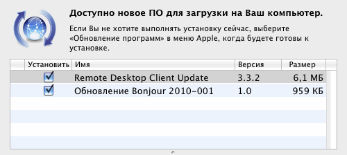 software update 2010-001
