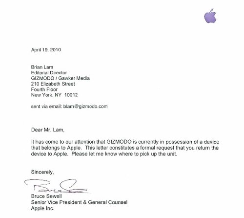 Apple требует вернуть свой iPhone