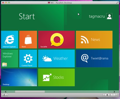 Windows 8 start