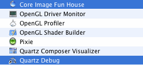 Xcode Graphics Tools
